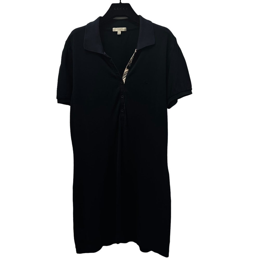 Burberry Nova Check Polo Shirt Dress - L